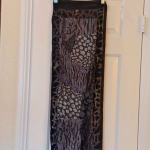 100% Silk Animal Print Scarf